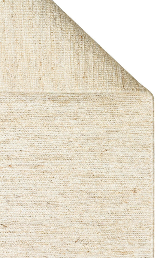 Soumak SMK Plain Ivory Örgülü Naturel Kendir Halı - HALI VAGONU