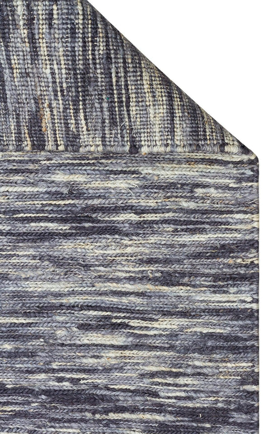 Soumak SMK Plain Marine Multy Örgülü Naturel Kendir Halı - HALI VAGONU