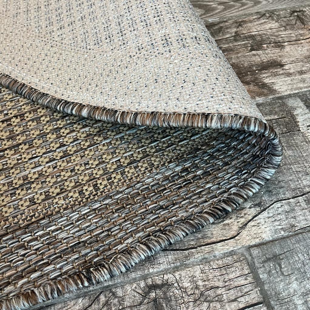 Halı Vagonu JS9509 Jüt Sisal Halı, Kaymaz Taban, Dayanıklı, Tozsuz ve Hav Yapmaz - HALI VAGONU