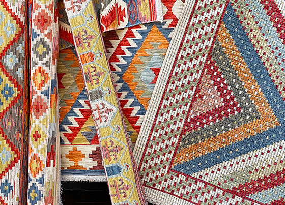 Nomad Pamuk Kilim - NOMAD NMD 12 TERRA Yıkanabilir, Çift Taraflı Kullanıma Uygun Yumuşak Tuşeli Otantik Kilim