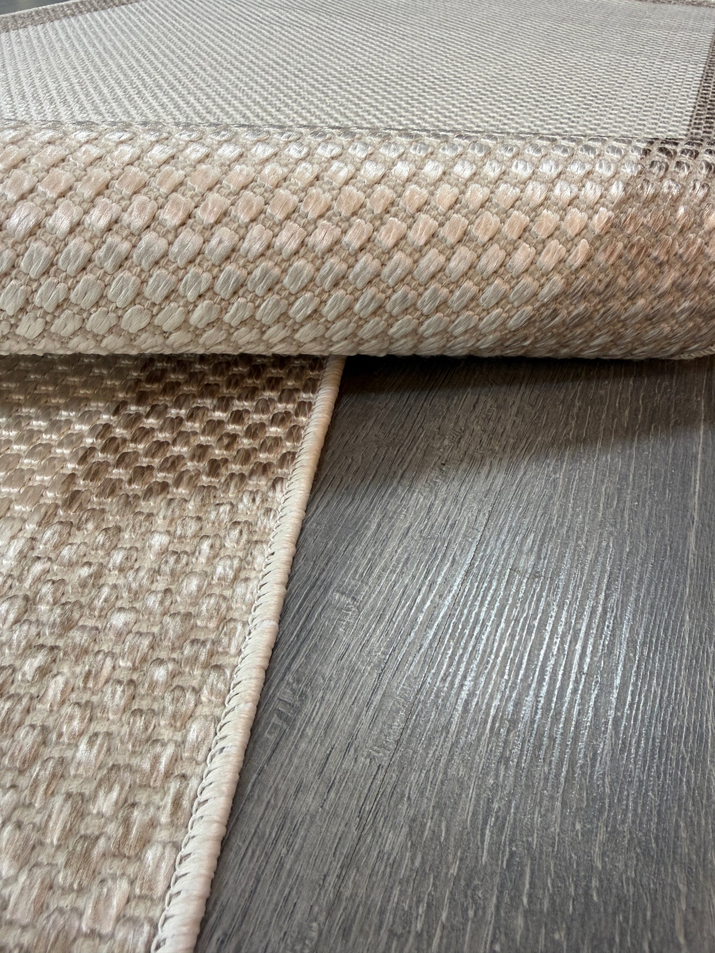 Natura Sisal NTR 01 Sütlü kahve Krem Sisal Dokuma Halı - NTR 01