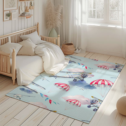 Carpet Wagon HV198 Cream Beige Named Children's Carpet