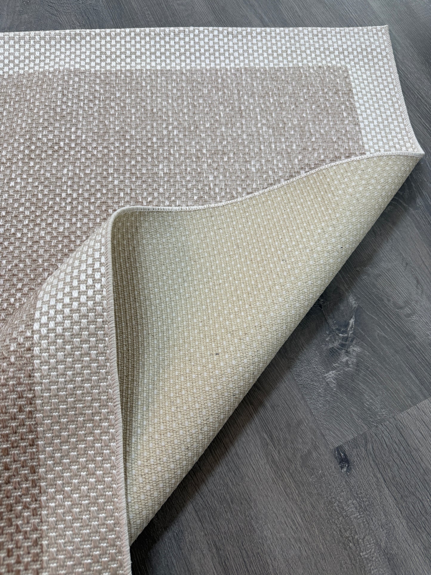 Natura Sisal NTR 02 Krem Sütlükahve Sisal Dokuma Halı - NTR 02