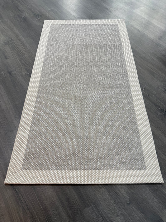 Natura Sisal NTR 09 Krem Gri Sisal Dokuma Halı - NTR 09