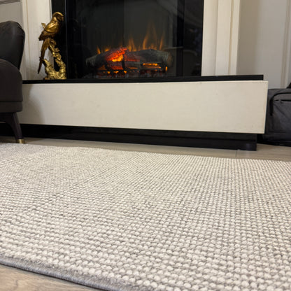 Halı Vagonu Bukle Serisi Gri Makine Halısı görseli - Beyaz Bukle Halı özellikleriyle birlikte