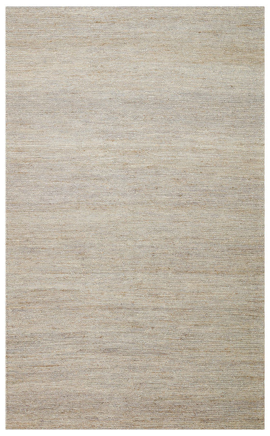 Soumak SMK Plain Grey Örgülü Naturel Kendir Halı detaylı görüntü.