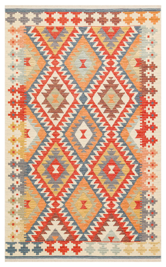 NOMAD 09 LIGHT MULTY Yıkanabilir, Çift Taraflı Kullanıma Uygun Yumuşak Tuşeli Otantik Kilim