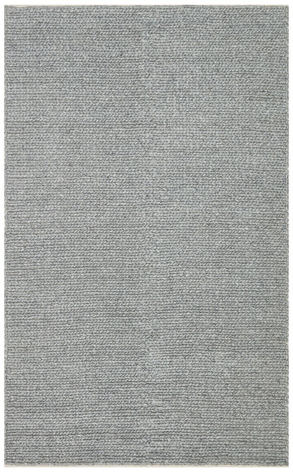 JADE BASKETWEAV GREY Naturel Kazak Örgü Desenli El Dokuma Örgü Halı