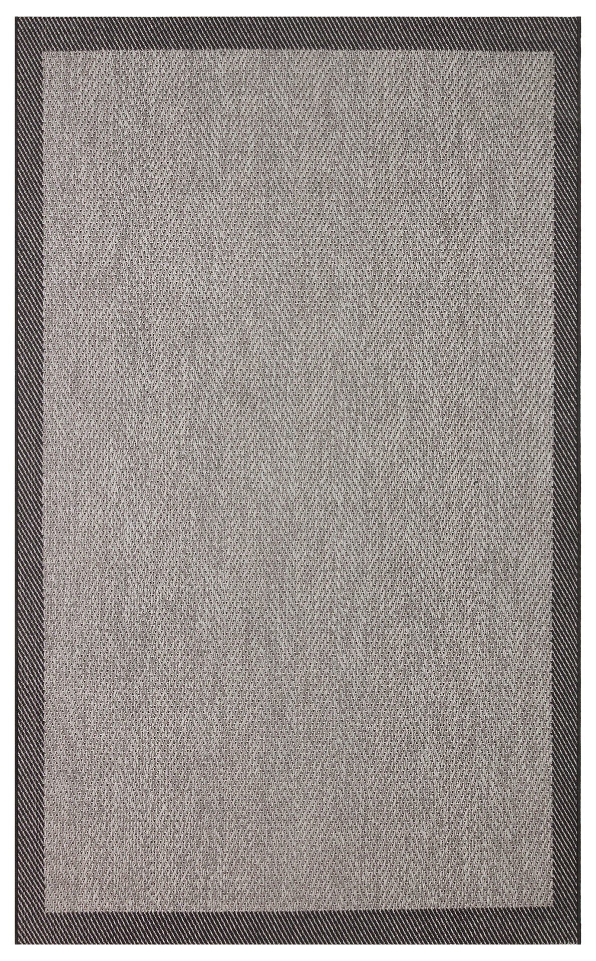 MONO 02 DARK GREY Hav Toz Vermez Kaymaz Tabanlı Sisal Halı