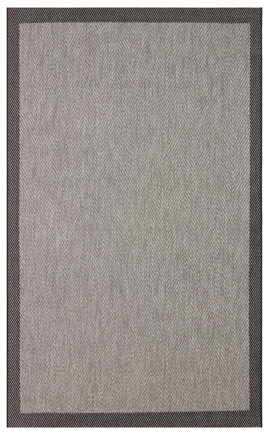 MONO 02 DARK GREY Hav Toz Vermez Kaymaz Tabanlı Sisal Halı