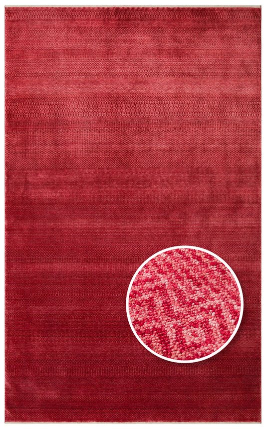 Taftan TF 08 Coral Pakistan Overdyed Tarzı Özel Hav Vermeyen ve El Emeği ile Özel Tezgahlarda Üretilen Uşak Halısı - Taftan Özel Tezgah Halısı