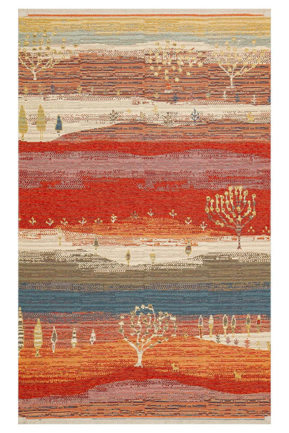 NOMAD NMD 12 TERRA  Yıkanabilir, Çift Taraflı Kullanıma Uygun Yumuşak Tuşeli Otantik Kilim