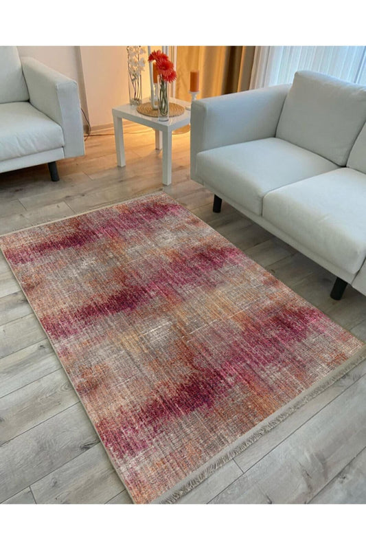 Halı Vagonu 2012 Multy Tonunda Modern Desen Kaymaz Taban Dekoratif Halı