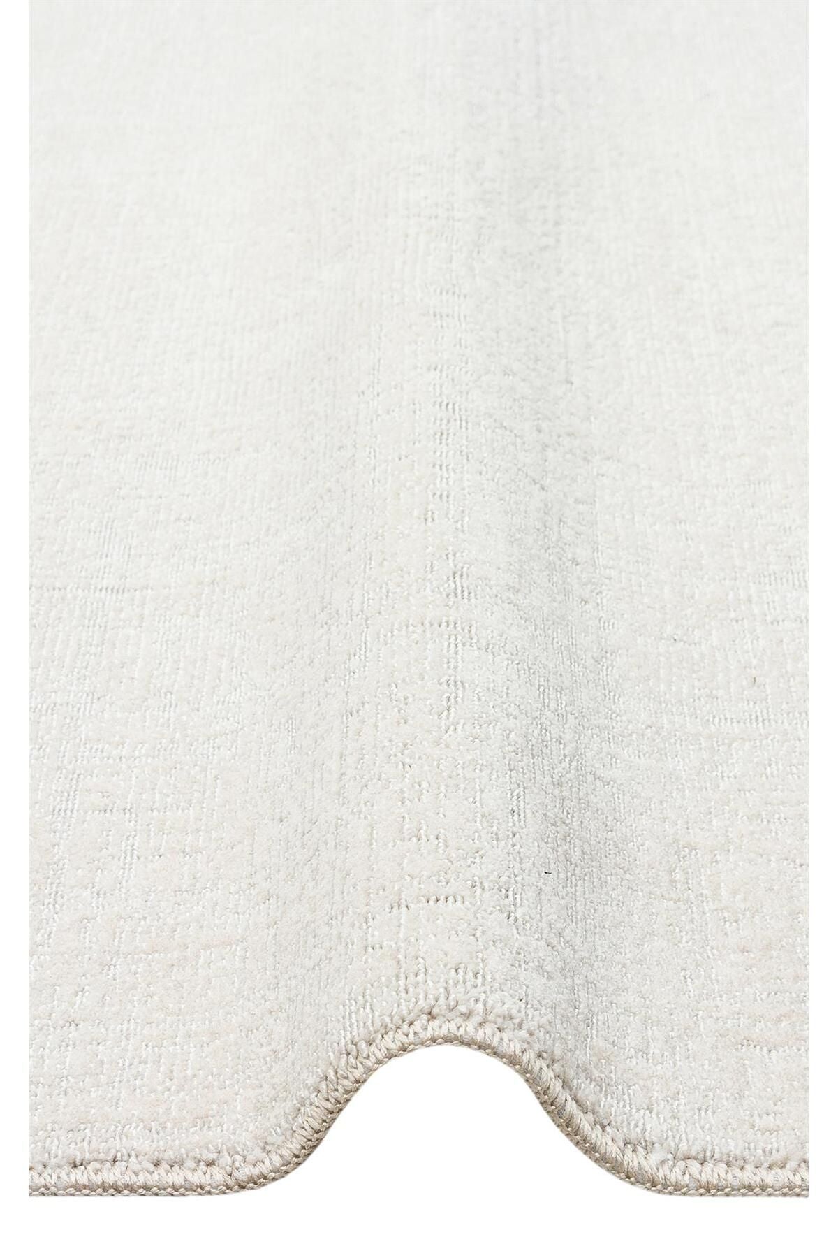 KALAHARİ KLH PLAIN CREAM Özel Dokuma Tekniği Ile Üretilen Modern Sade Desenli Makine Halısı