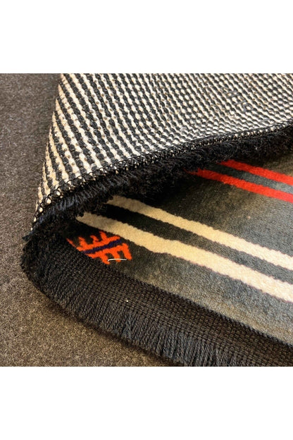 Yumuşak Dokulu Bambu Soft Kilim - Patchwork Saçaklı Dijital Baskı HV-SK-KA2