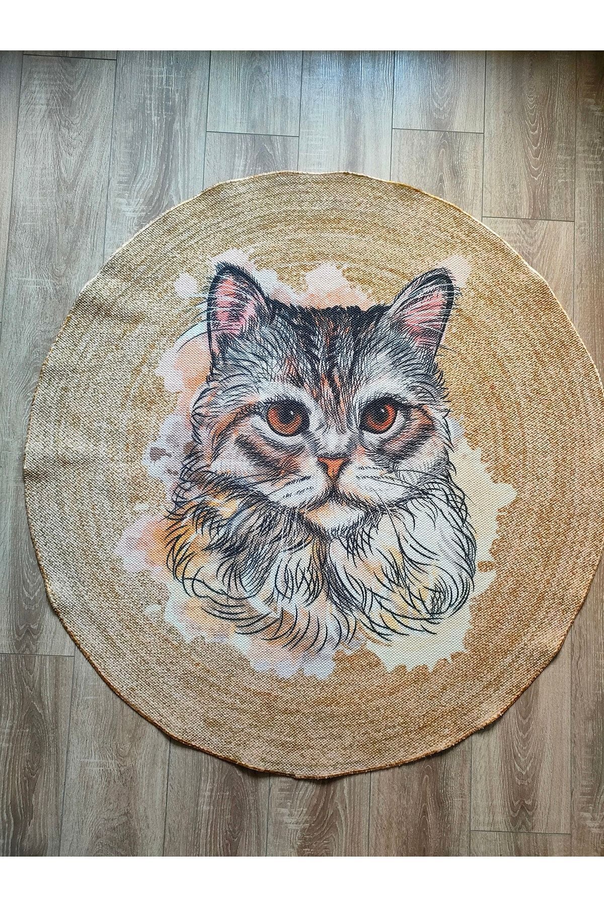 Boho 929 Jüt Hasır Etnik Desenli Jüt Örme Doğal Hasır Natural Halı