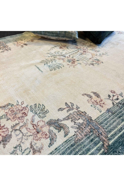 Yumuşak Dokulu Bambu Soft Kilim - Vintage Saçaklı Dijital Baskı HV-SK-939