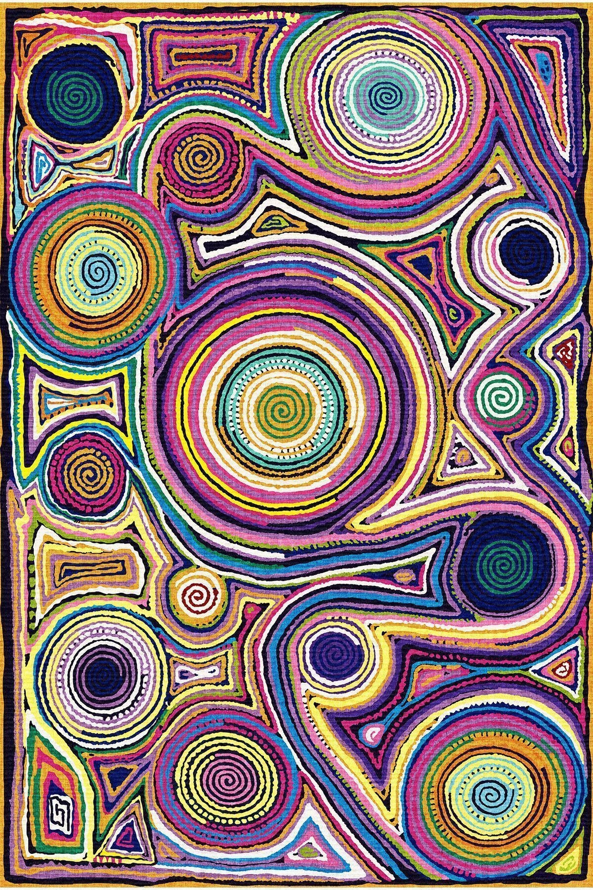 HV  21 Modern Stil  Yıkanabilen Salon Halısı