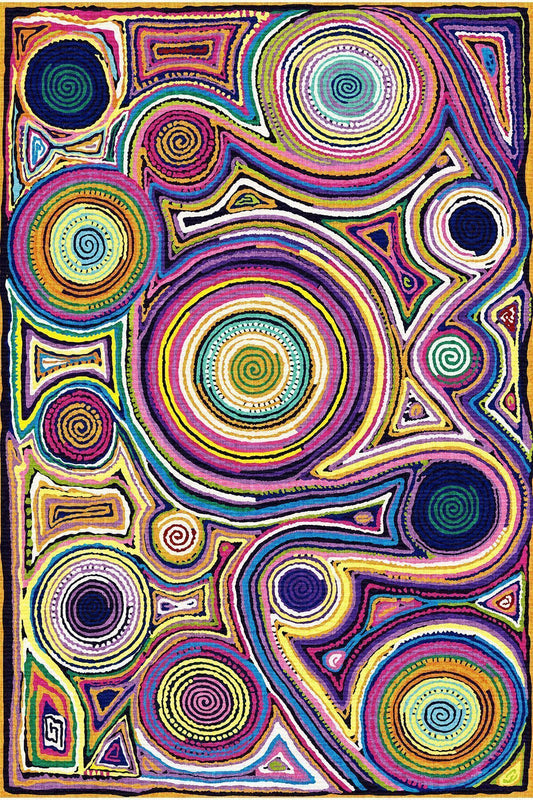 HV  21 Modern Stil  Yıkanabilen Salon Halısı