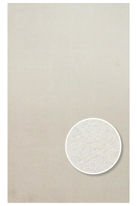 KALAHARİ KLH PLAIN CREAM Özel Dokuma Tekniği Ile Üretilen Modern Sade Desenli Makine Halısı