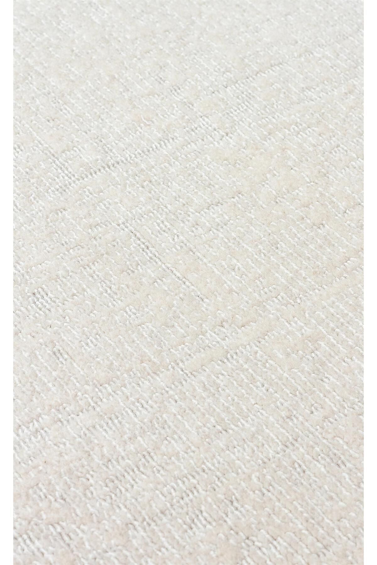 KALAHARİ KLH PLAIN CREAM Özel Dokuma Tekniği Ile Üretilen Modern Sade Desenli Makine Halısı