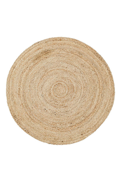 Juno Jüt Ech 01r Natural Flatweave El Dokuma Naturel Jüt Hasır Halı
