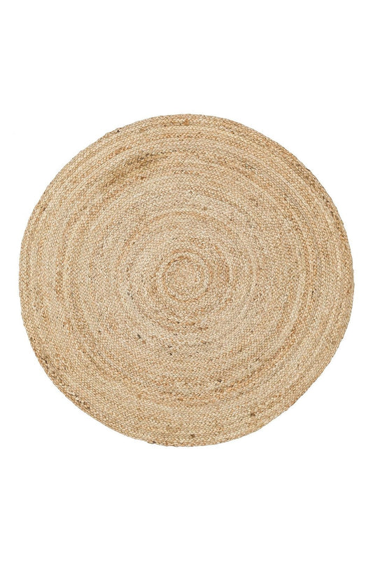 Juno Jüt Ech 01r Natural Flatweave El Dokuma Naturel Jüt Hasır Halı