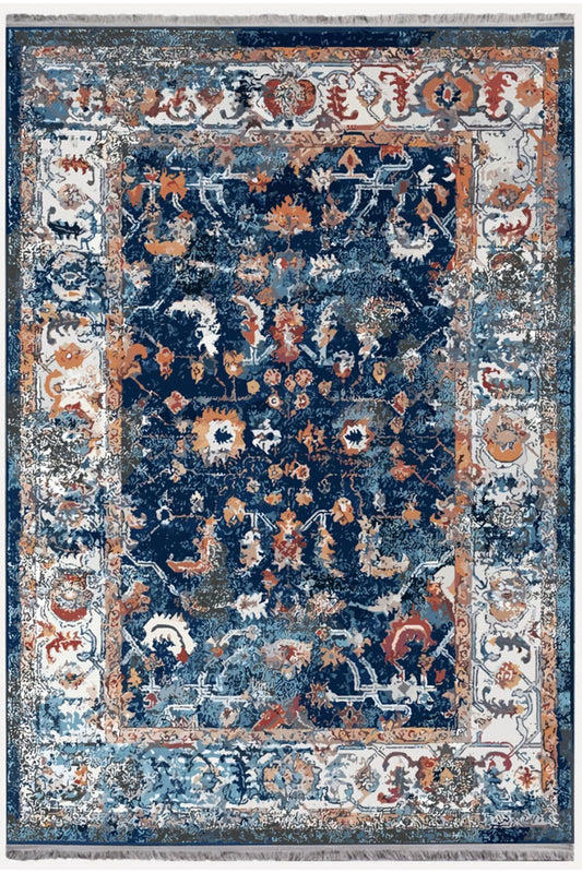 Mars Serisi Eskitme Desen Kaymaz Taban Şönil Halı