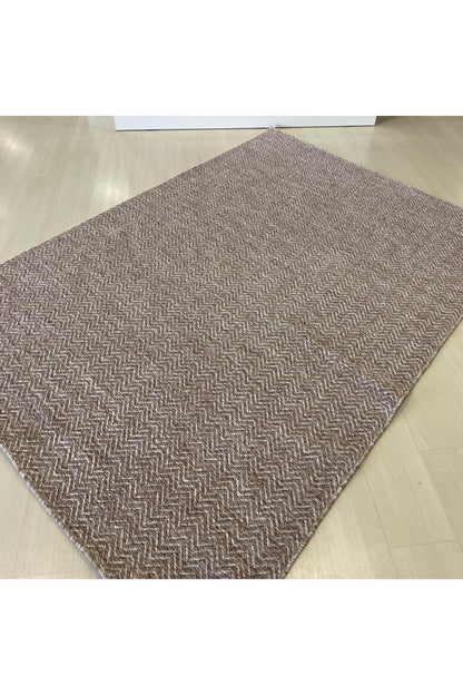 Halı Vagonu Kathmandu 6042 Bej Nepal Sisal Dokuma Halı