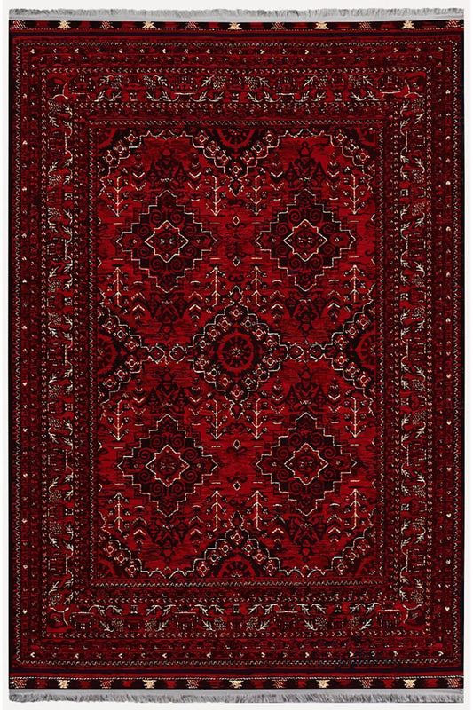 Mars Serisi Eskitme Desen Kaymaz Taban Şönil Halı