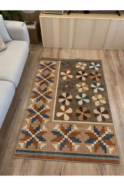 HV  13 Modern Stil HV  Halısı Oturma Odası Yatak Odası Yemek Odası Için Yıkanabilen Halı