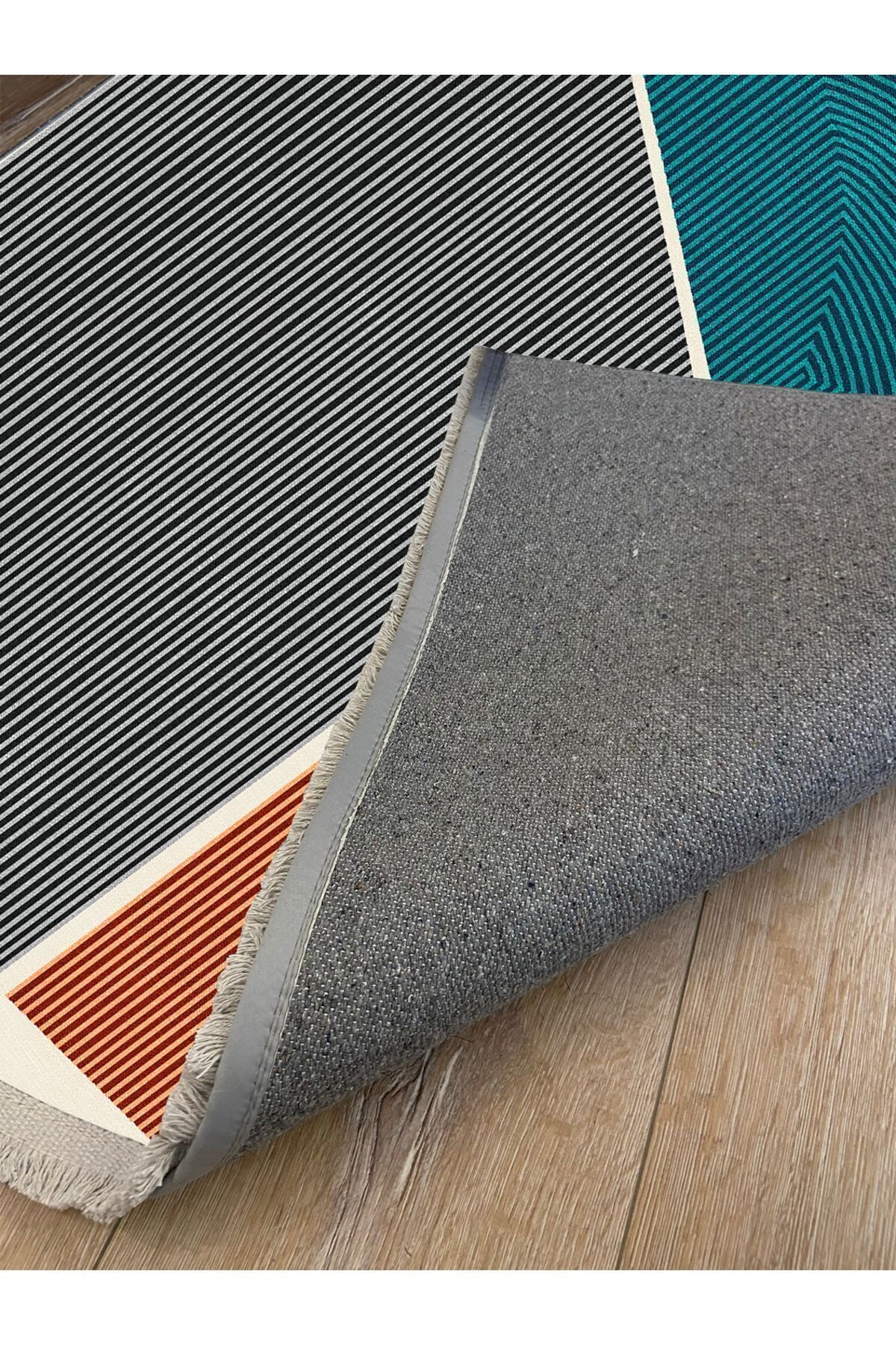 Halı Vagonu 18 Iskandinav Görünümlü Oturma Odası Yatak Odası Yemek Odası Için Yıkanabilen Halı