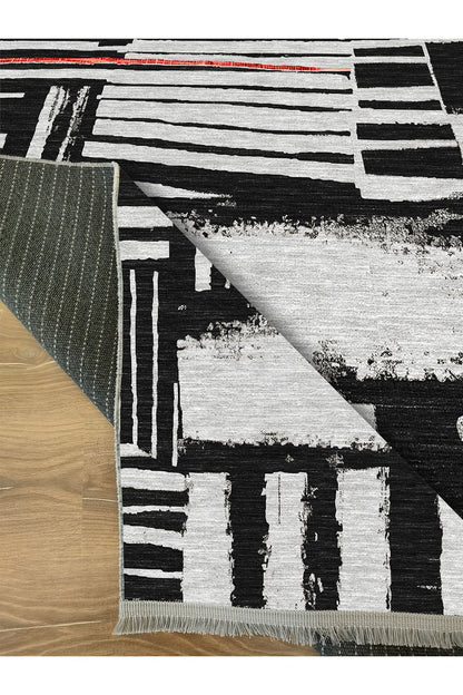 Halı Vagonu 30 Renkli Etnik Eskitme Dokuma Taban Halı