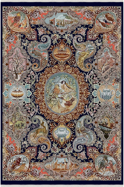 Halı Vagonu 41 Modern Stil Renkli Tonlarında Iskandinav Halı Salon Halısı Yıkanabilen Dekoratif Halı