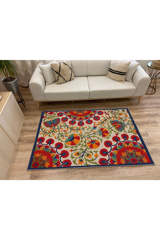 HV  9 Modern Stil Renkli Geniş Alan Halısı Oturma Odası Yatak Odası Yıkanabilen Dekoratif Halı