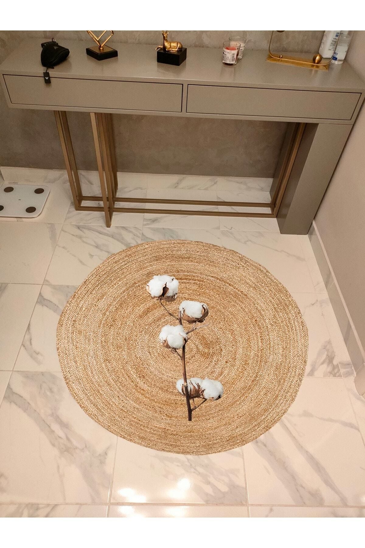 Mars 921 Hasır Jüt Görünümlü Dokuma Kaymaz Taban Kilim