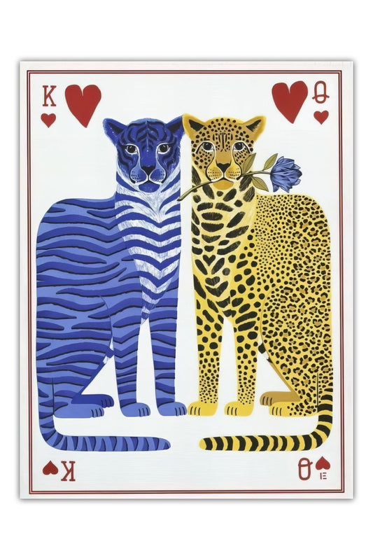 Halı Vagonu 155 Kaplan Figürlü Çok Renkli Modern  Dokuma Taban Halı