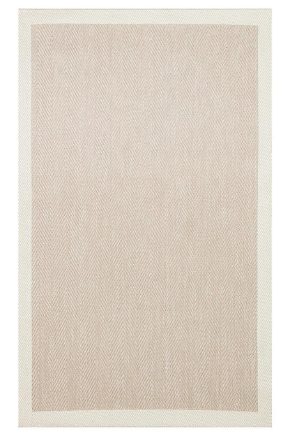 MONO MNO 02 BEIGE  Hav Toz Vermez Kaymaz Tabanlı Sisal Halı