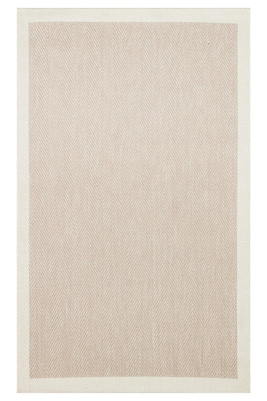 MONO MNO 02 BEIGE  Hav Toz Vermez Kaymaz Tabanlı Sisal Halı