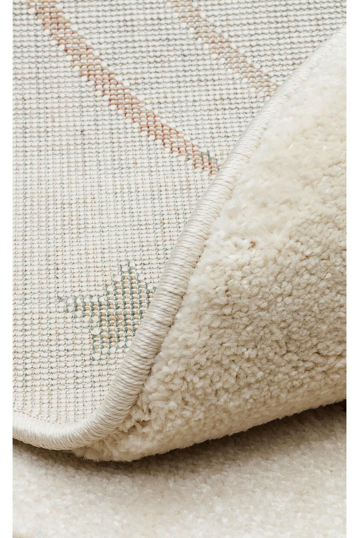 PICCOLO PCL 02 CREAM MULTY  Pastel Renkli Hav ve Toz Vermeyen Çocuk Halısı