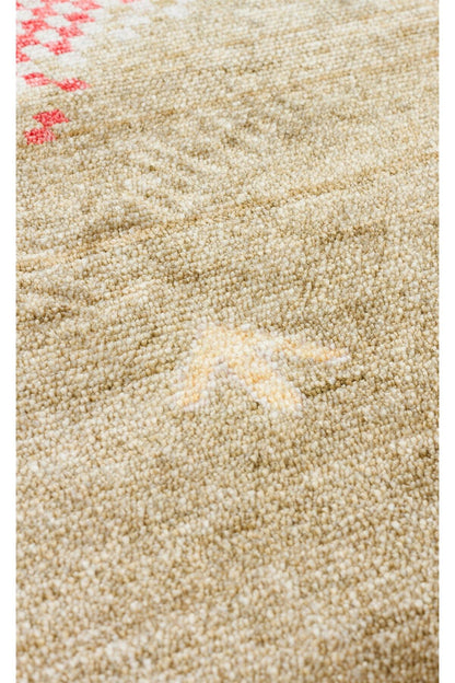 ZARA ZR 07 BEIGE AUTUMN Q Otantik Desenli El Emeği ile Özel Tezgahlarda Üretilen Modern Uşak Halısı