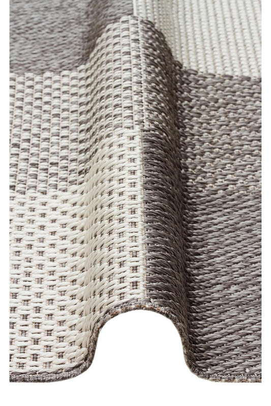 MONO MNO 01 GREY  Hav Toz Vermez Kaymaz Tabanlı Sisal Halı