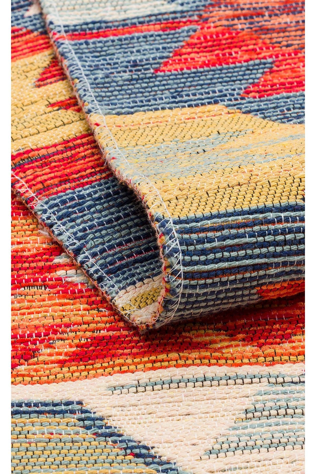 NOMAD NMD 01 MULTY  Yıkanabilir, Çift Taraflı Kullanıma Uygun Yumuşak Tuşeli Otantik Kilim