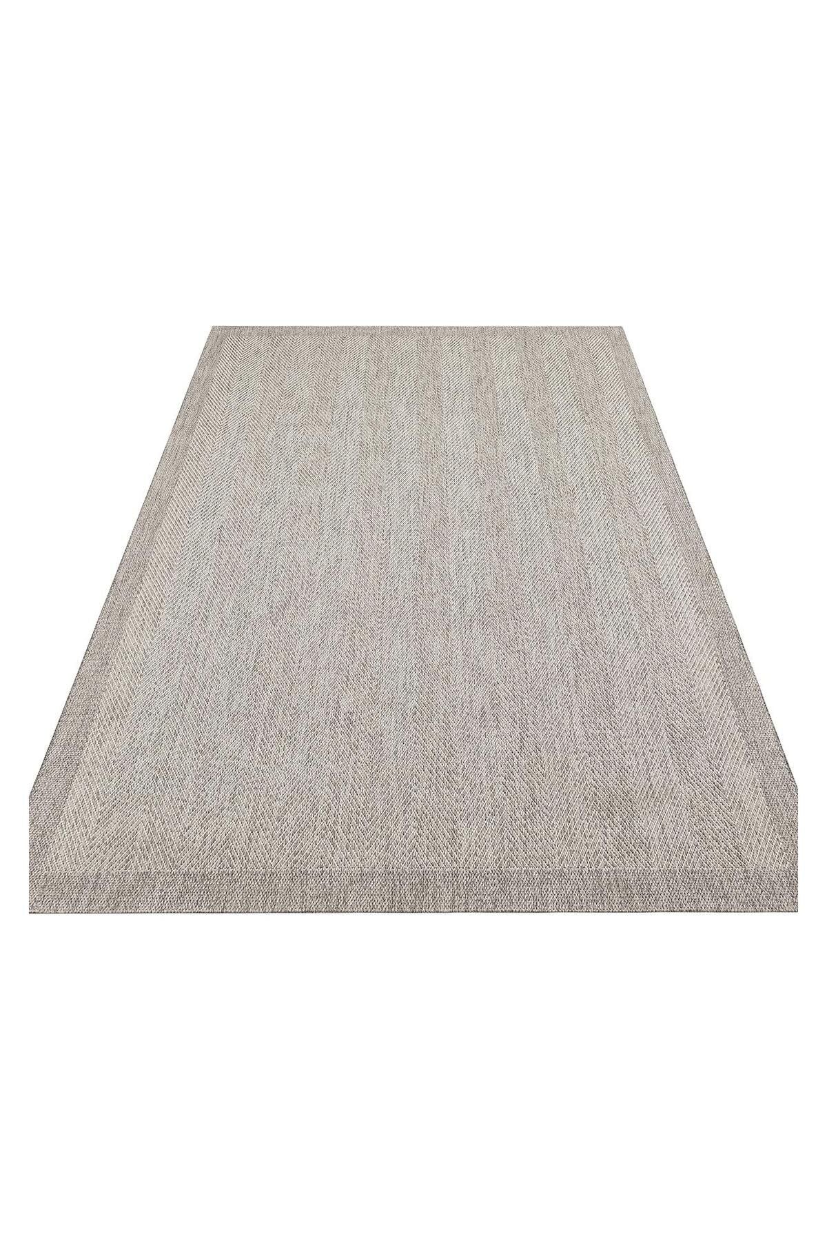 MONO MNO 02 GREY Hav Toz Vermez Kaymaz Tabanlı Sisal Halı