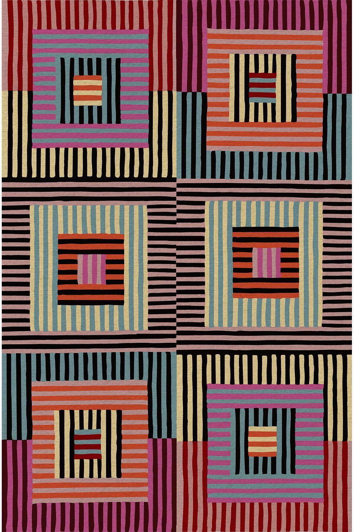 Halı Vagonu 50 Modern Stil Renkli Iskandinav Halı Ve Kilim Salon Halısı Yıkanabilen Dekoratif Halı