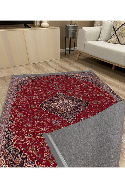 Mars Serisi Eskitme Desen Kaymaz Taban Şönil Halı