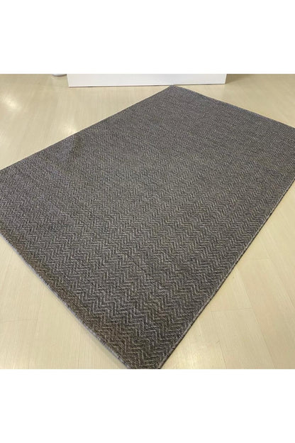 Halı Vagonu Kathmandu 6045 Gri Nepal Sisal Dokuma Halı