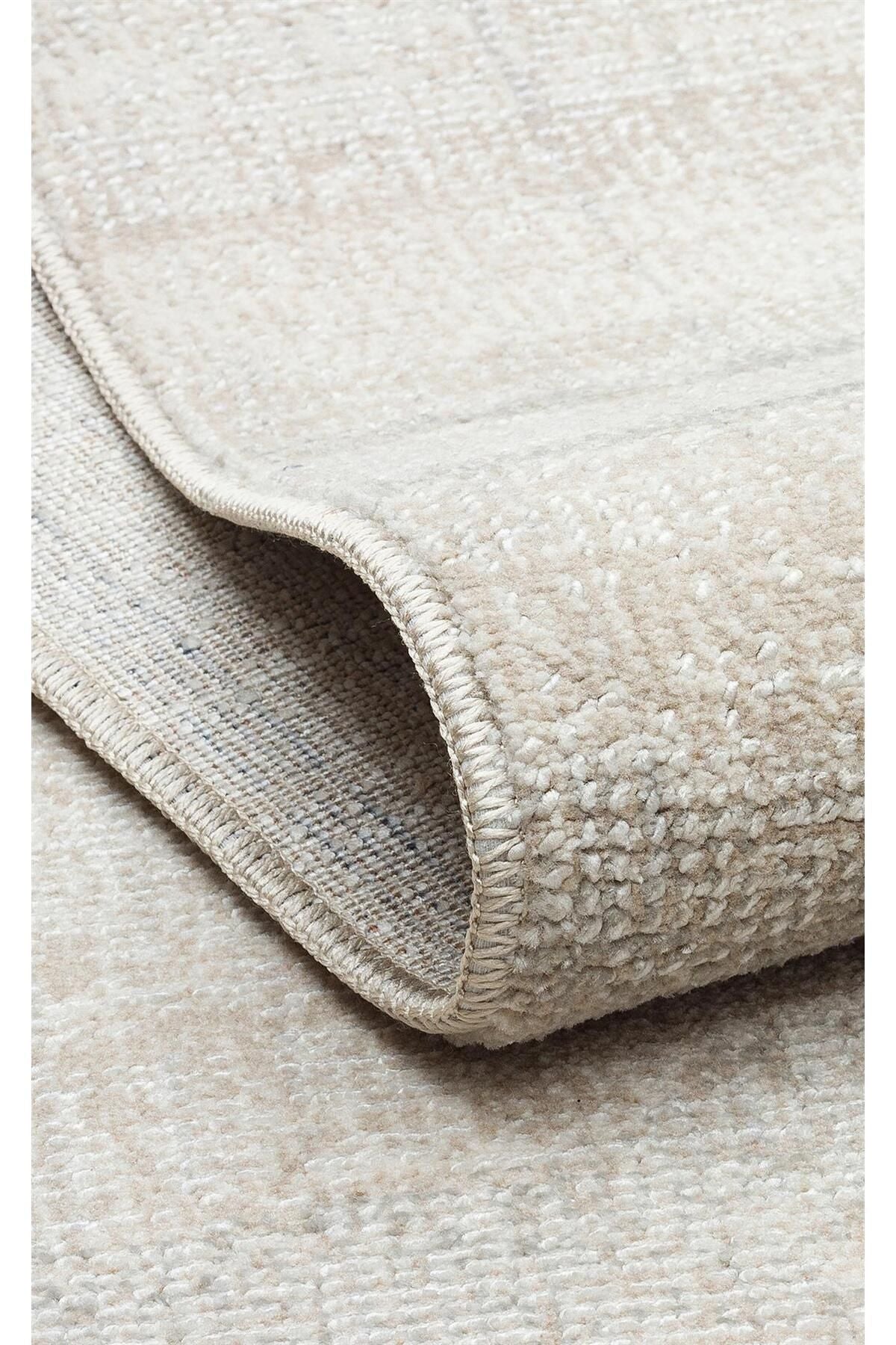 KALAHARİ KLH 01 GREY BEIGE Özel Dokuma Tekniği Ile Üretilen Modern Sade Desenli Makine Halısı
