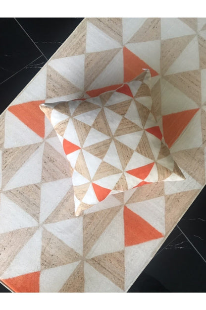 Jüt Efektli  Dijital Baskı Halı - Jute13