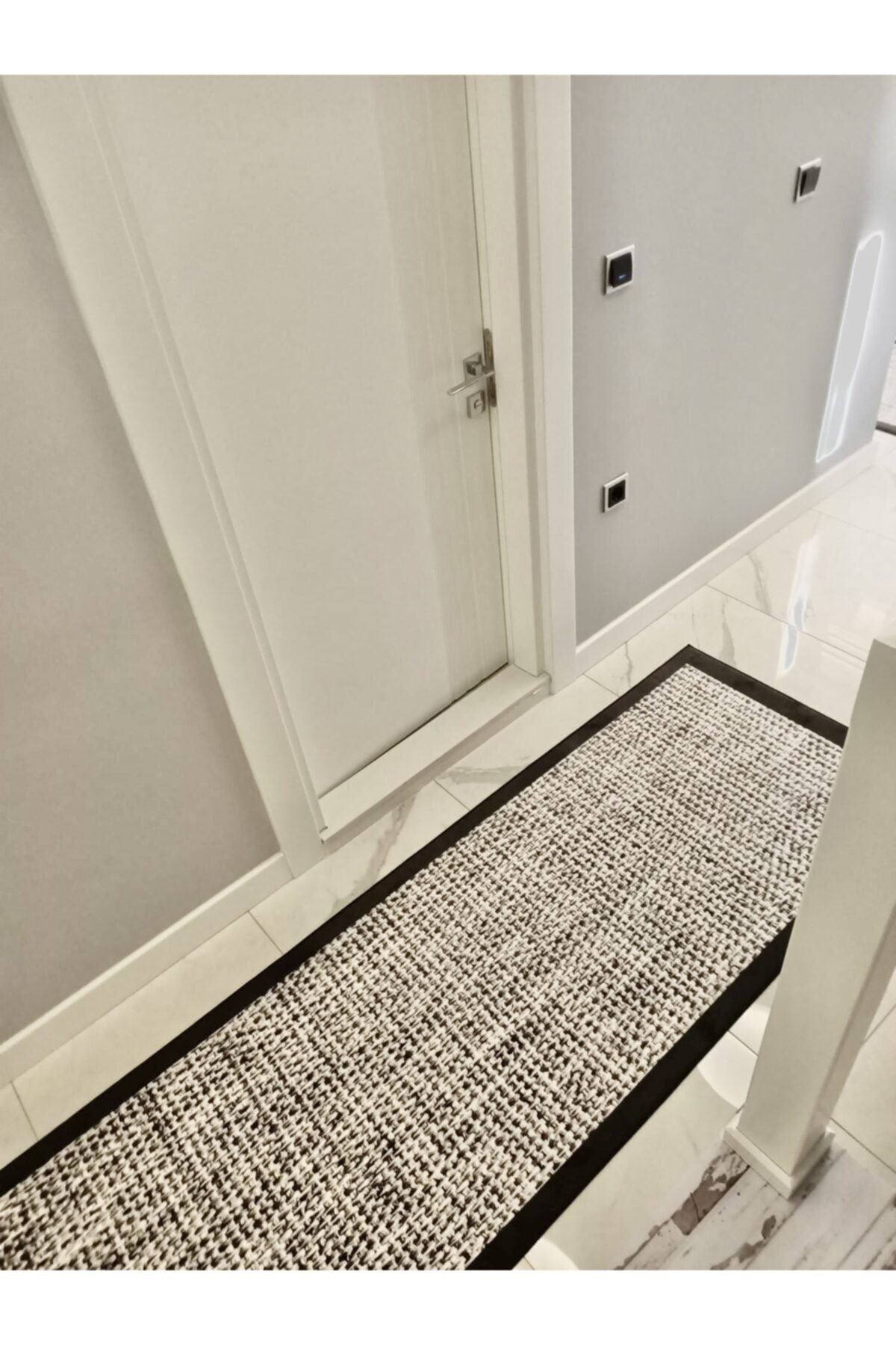 Jute00 Jüt Sisal Hasır Desenli Dijital Baskı Halı